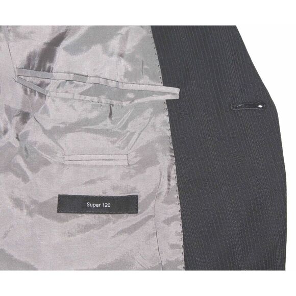 Hugo Boss Rossellini Cinemau 3 Button Superfine 120 Wool Jacket Size 42 Long - Picture 10 of 11